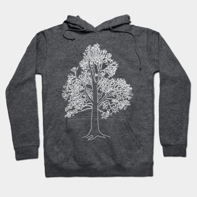 Oak tree Hoodie by MarjolijndeWinter